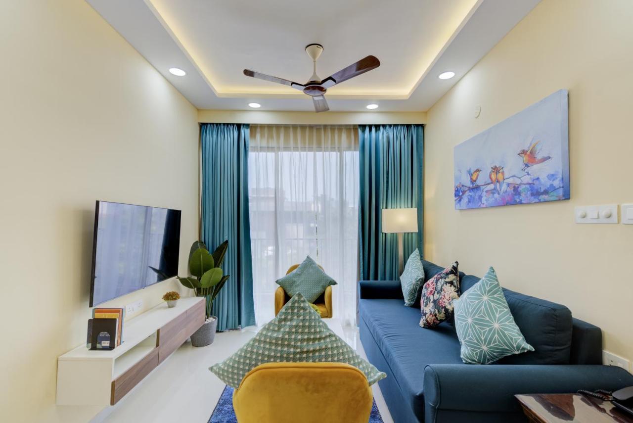 Апартаменты Luxe 2Bhk 10Min From Goi Airport With Pool Access Даболим Экстерьер фото