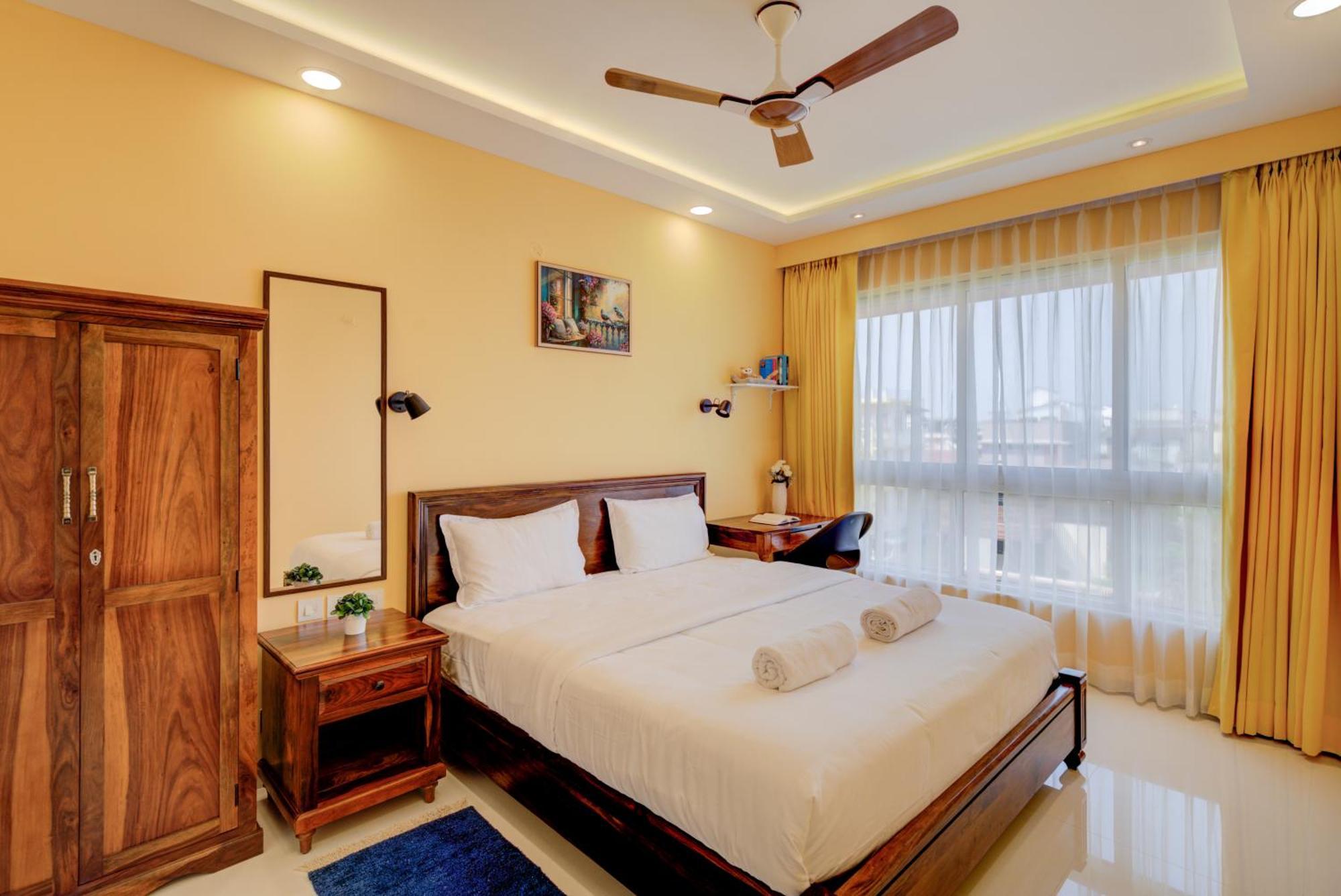 Апартаменты Luxe 2Bhk 10Min From Goi Airport With Pool Access Даболим Экстерьер фото