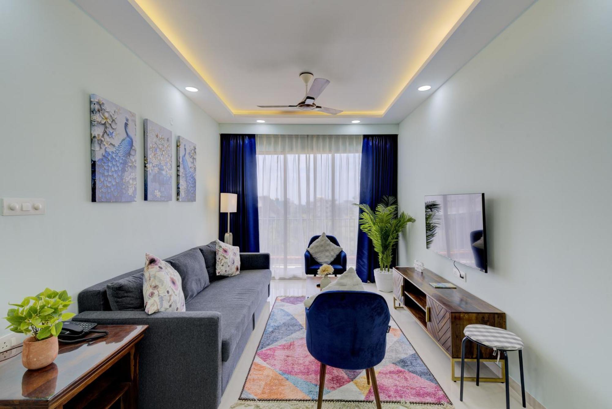 Апартаменты Luxe 2Bhk 10Min From Goi Airport With Pool Access Даболим Экстерьер фото