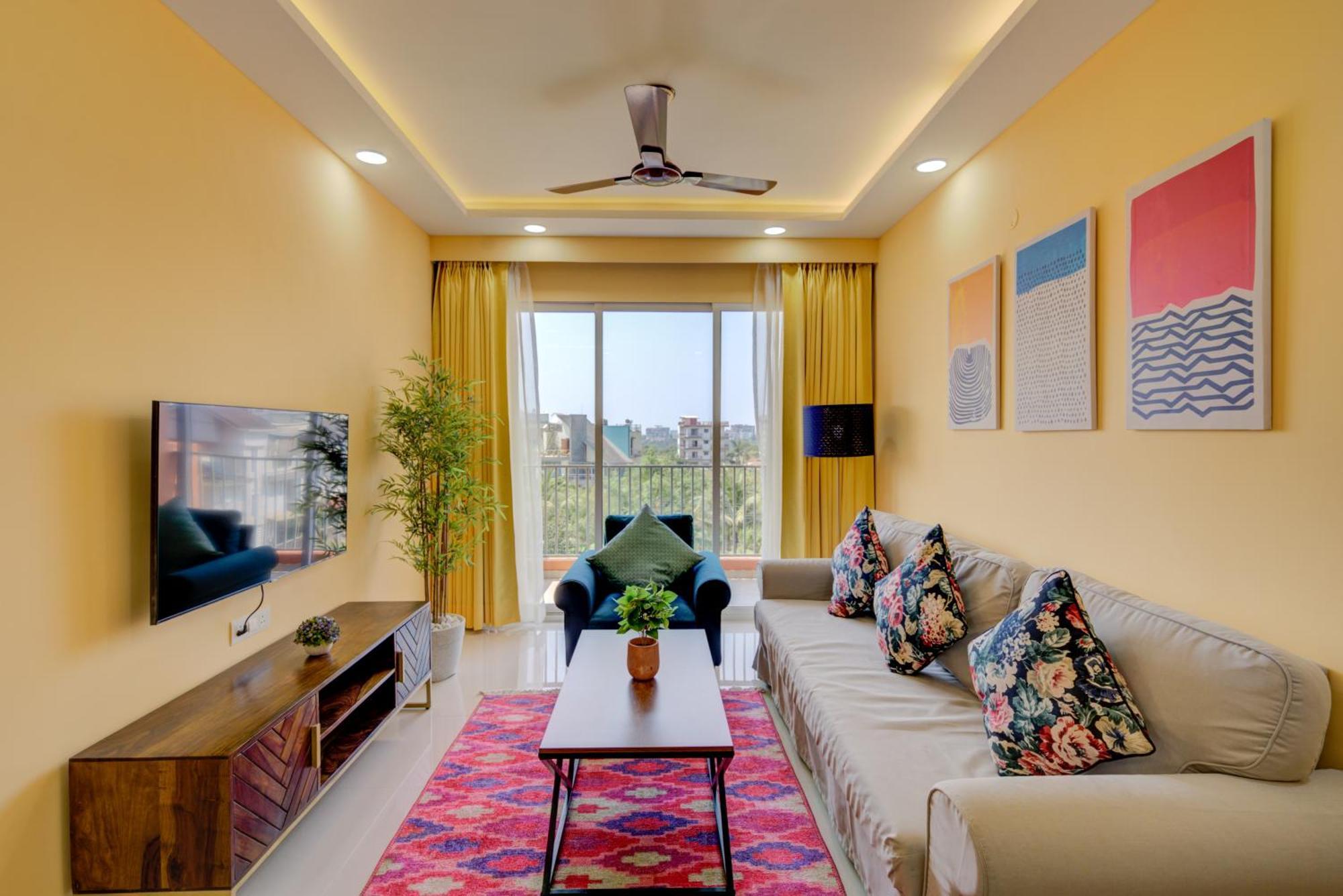 Апартаменты Luxe 2Bhk 10Min From Goi Airport With Pool Access Даболим Экстерьер фото