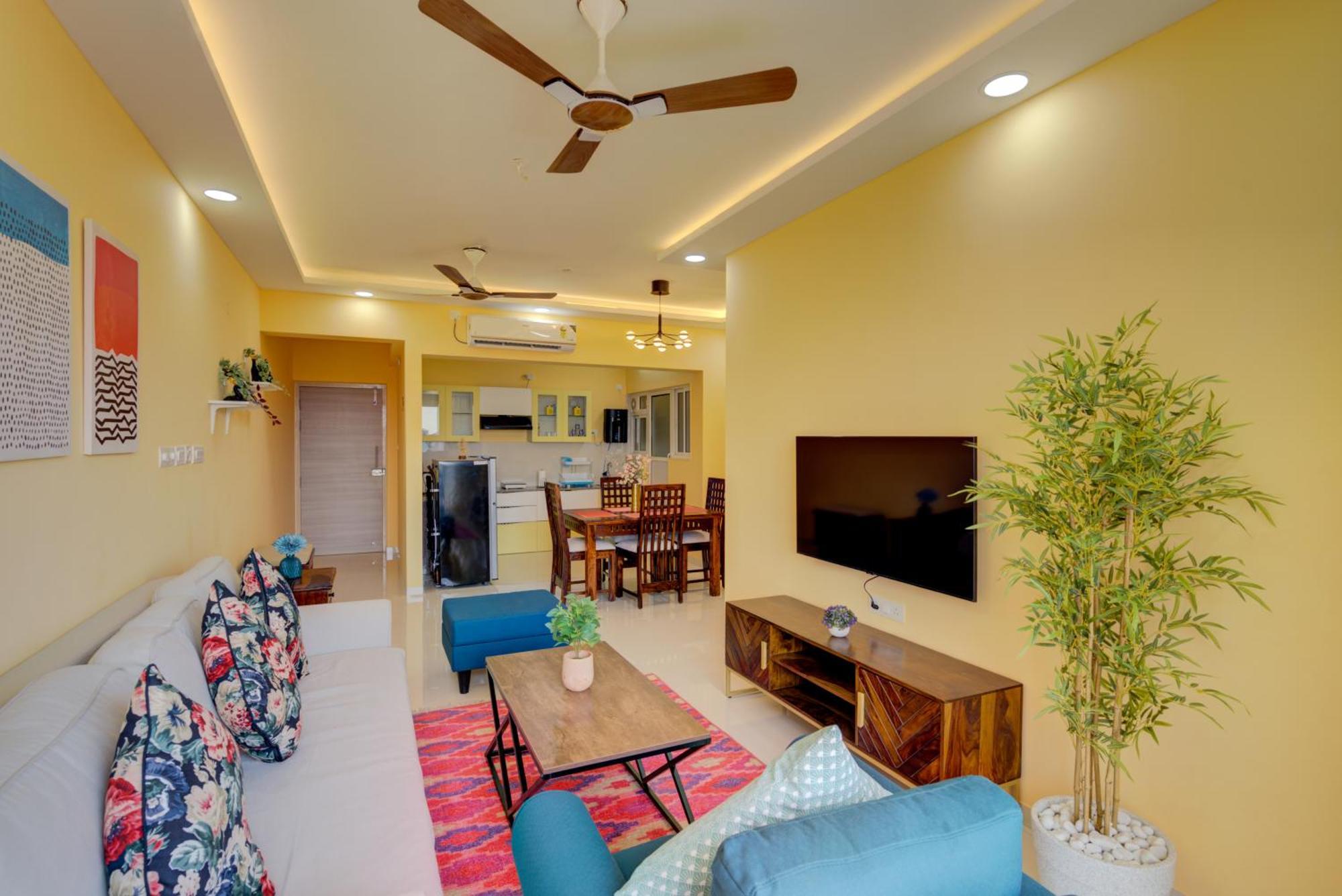 Апартаменты Luxe 2Bhk 10Min From Goi Airport With Pool Access Даболим Экстерьер фото