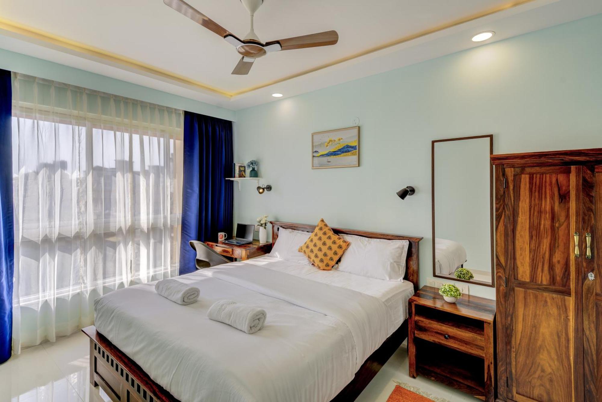 Апартаменты Luxe 2Bhk 10Min From Goi Airport With Pool Access Даболим Экстерьер фото