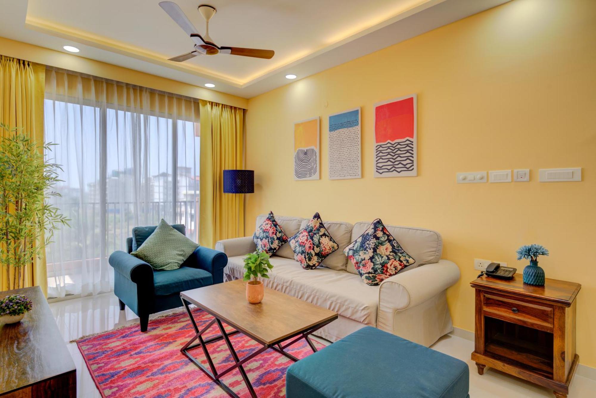Апартаменты Luxe 2Bhk 10Min From Goi Airport With Pool Access Даболим Экстерьер фото